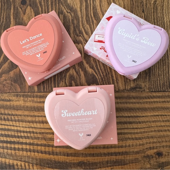 Colourpop Heart Blushes - Sweetheart, Let’s Dance, Cupid’s Bow (bundle of three) - Picture 2 of 8
